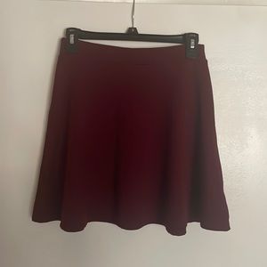 Charlotte Russe skater skirt medium burgundy